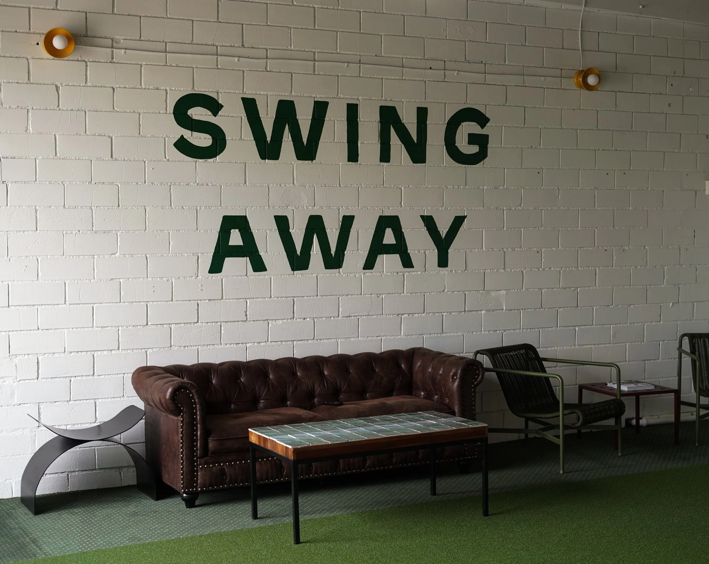 Inside Swingville Golf Club, Austin, TX